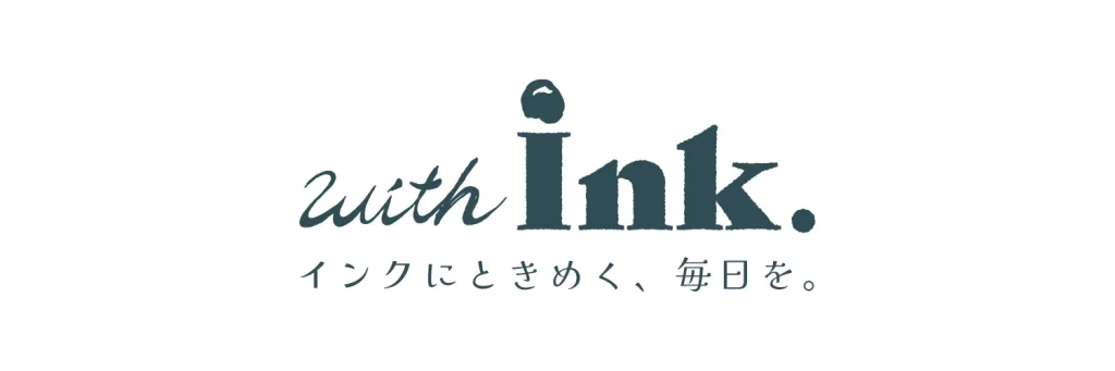 with ink.ロゴ