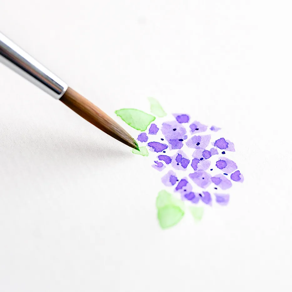 紫陽花の描き方③